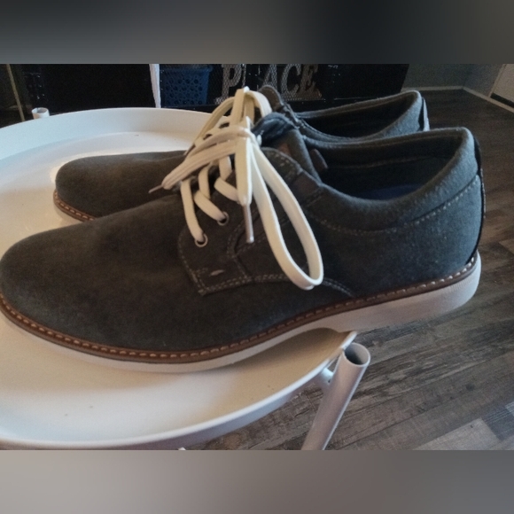 Nunn Bush Otto Canvas Plain Toe Oxford Men's 12W  Dark Blue Denim Color FF198 - Picture 5 of 7